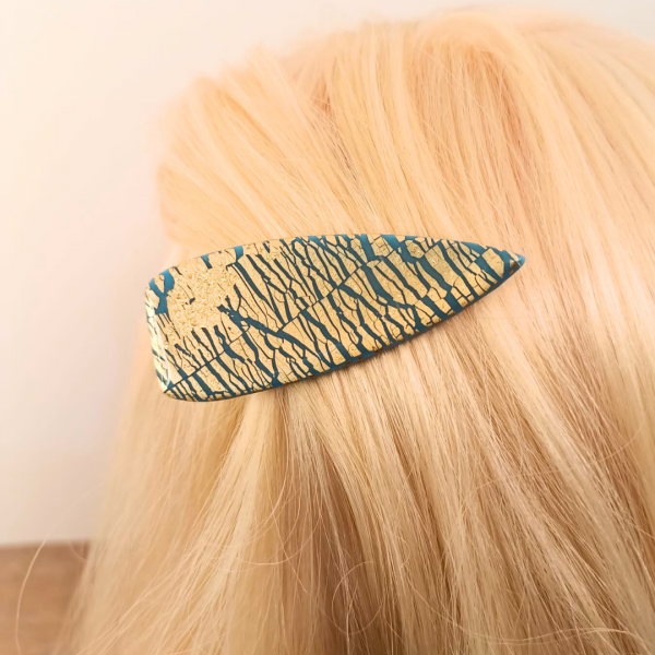 Louise (bleu et doré) - Modèle 4