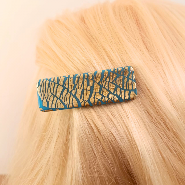 Louise (bleu et doré) - Modèle 7