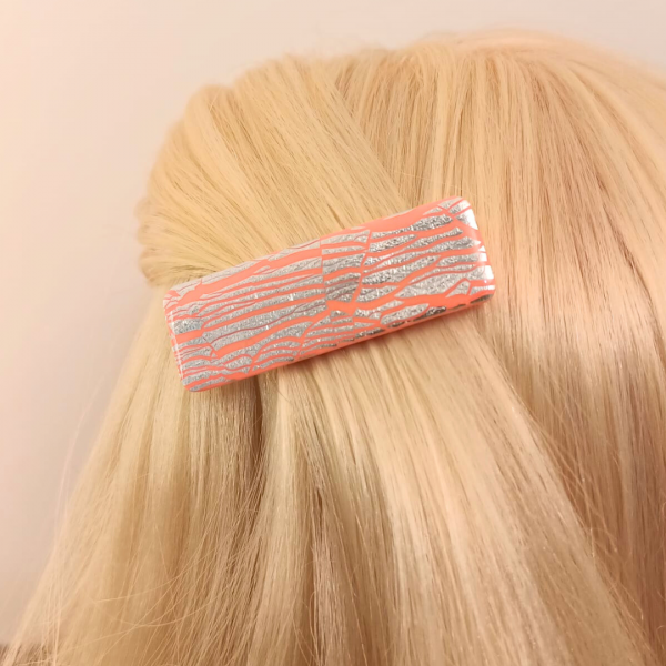 Louise (orange et argenté) - Modèle 7