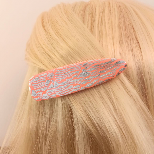 Louise (orange et argenté) - Modèle 1