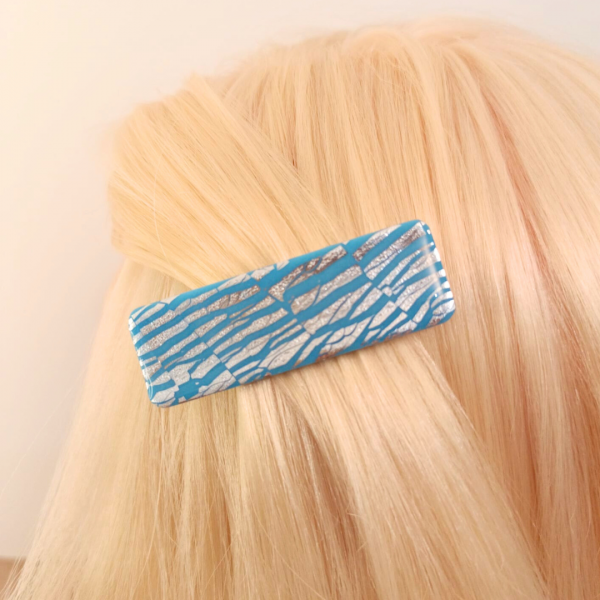 Louise (bleu et argenté) - Modèle 7