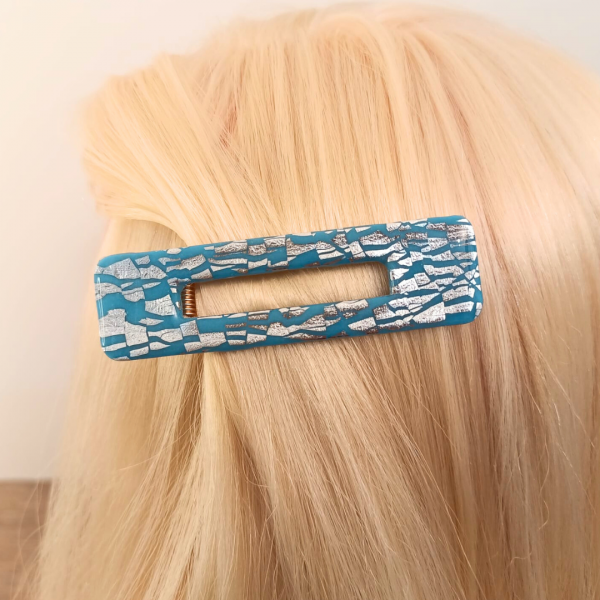 Louise (bleu et argenté) - Modèle 3