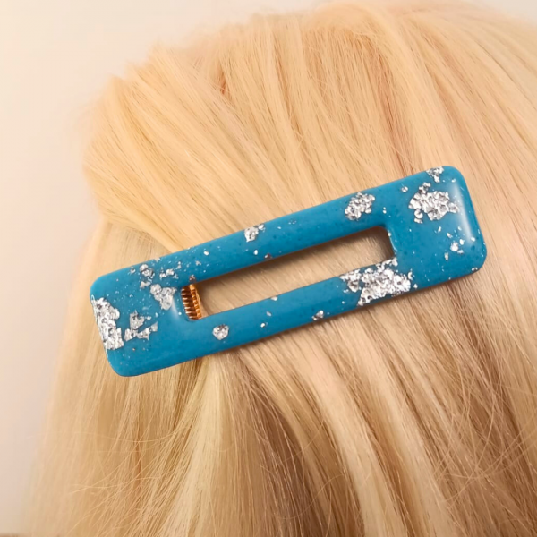 Mila (bleu et argenté) - Modèle 3