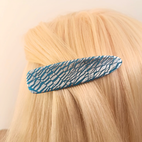 Louise (bleu et argenté) - Modèle 1