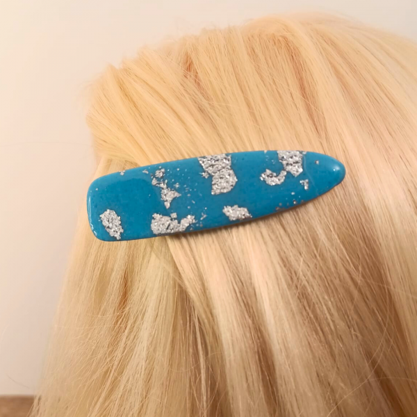 Mila (bleu et argenté) - Modèle 1