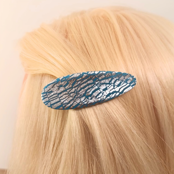 Louise (bleu et argenté) - Modèle 6