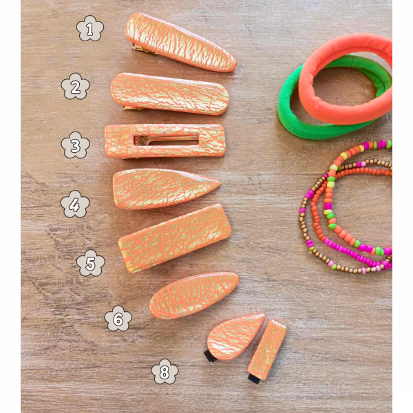 Pinces à cheveux uniques