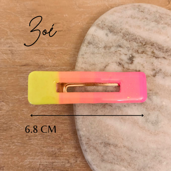 Zoé (jaune, rose et orange) - Modèle 3