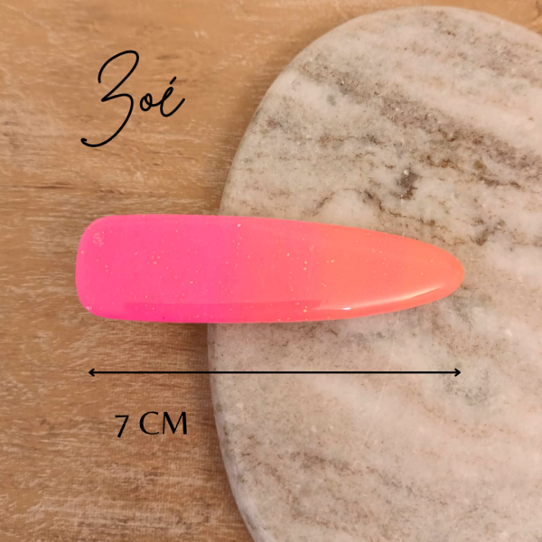 Zoé (rose et orange) - Modèle 1