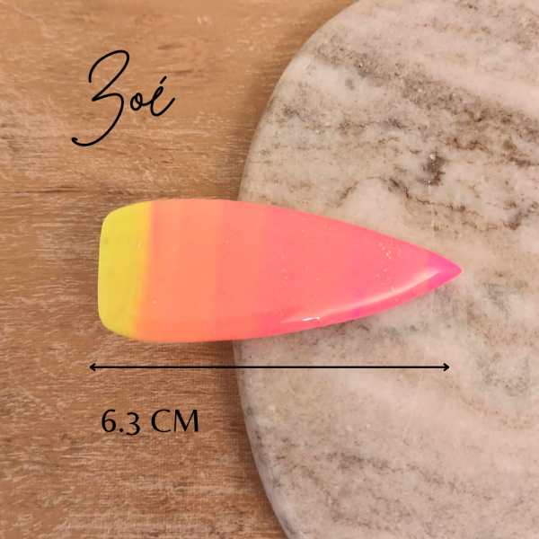 Zoé (jaune, rose et orange) - Modèle 4