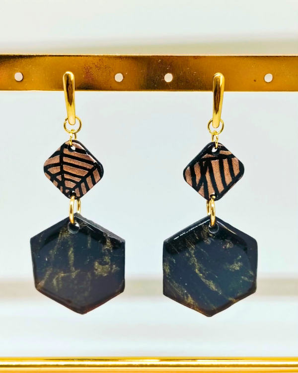 Albane - Boucles d'oreilles artisanales