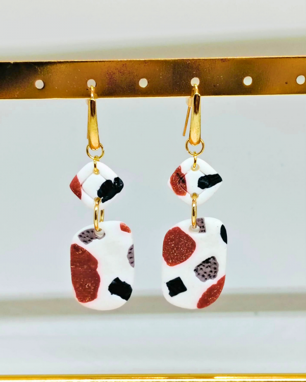 Lyna - Boucles d'oreilles faites à la main