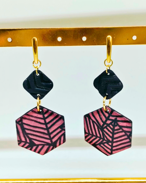 Rosalia - Boucles d'oreilles uniques