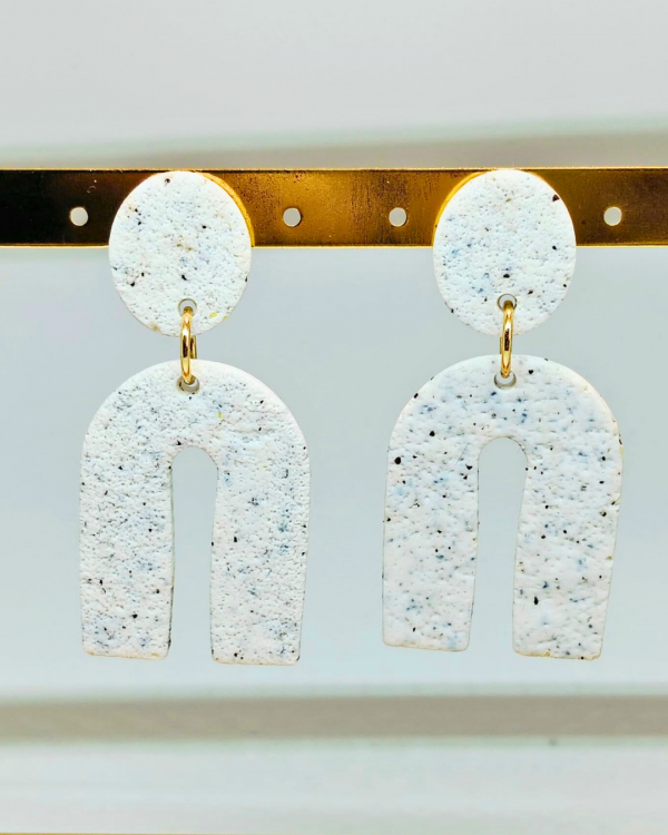 Ambre - Boucles d'oreilles uniques