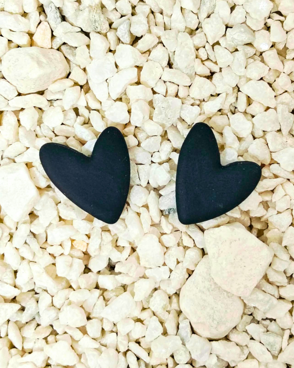Boucles d'oreilles en forme de coeur