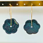 Fleur - Modèle unique de boucles d'oreilles