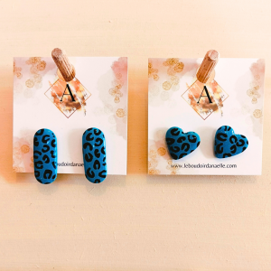 Elira (bleu) - bijoux uniques faits en France