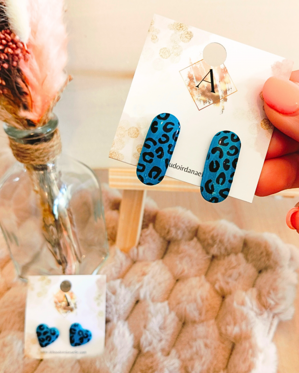 Elira (bleu) - bijoux uniques faits en France