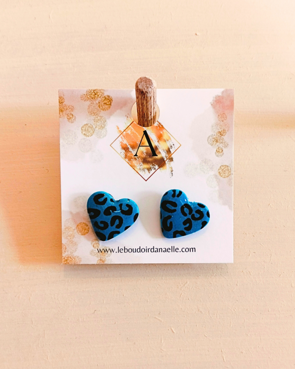 Elira (bleu) - bijoux uniques faits en France