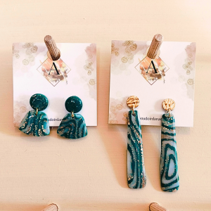 Evangéline - boucles d'oreilles uniques