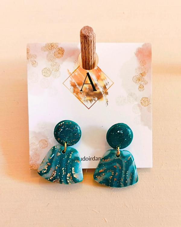 Evangéline - boucles d'oreilles uniques