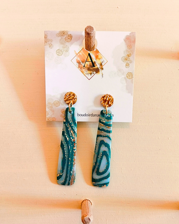 Evangéline - boucles d'oreilles uniques