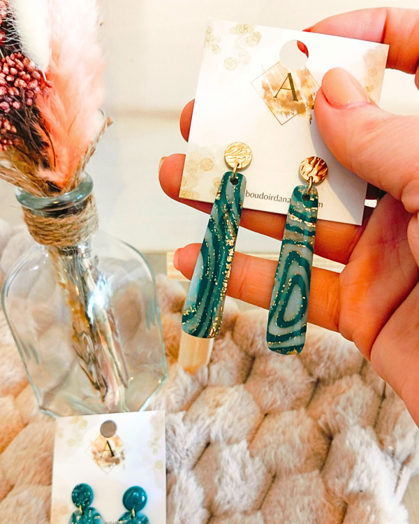 Evangéline - boucles d'oreilles uniques