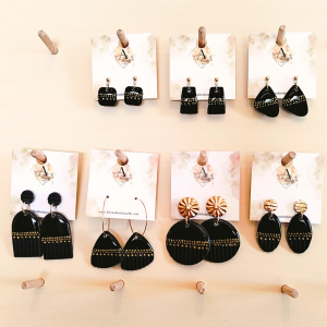 Garance - boucles d'oreilles uniques et faites à la main