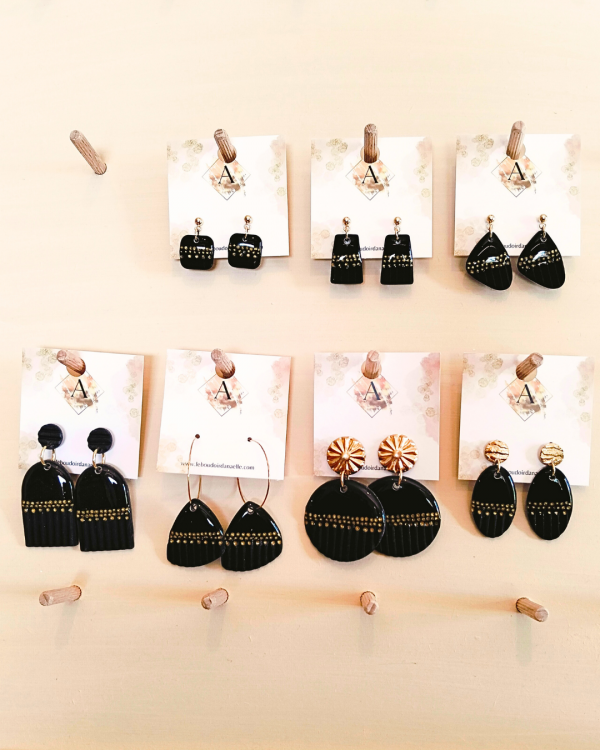 Garance - boucles d'oreilles uniques et faites à la main