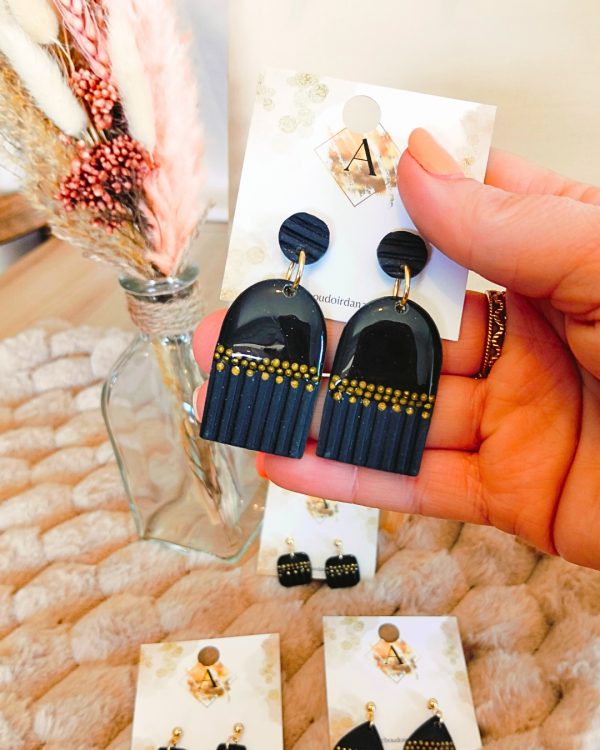 Garance - boucles d'oreilles uniques et faites à la main