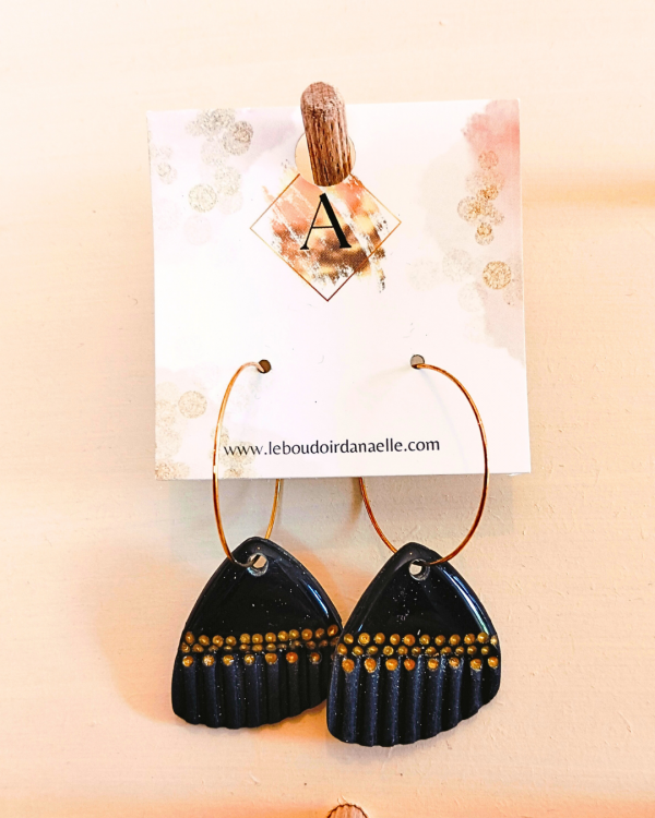 Garance - boucles d'oreilles uniques et faites à la main