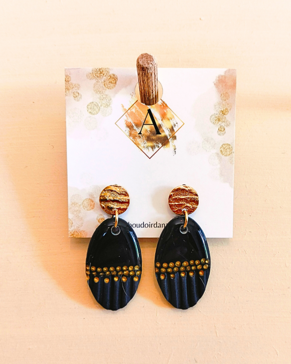 Garance - boucles d'oreilles uniques et faites à la main