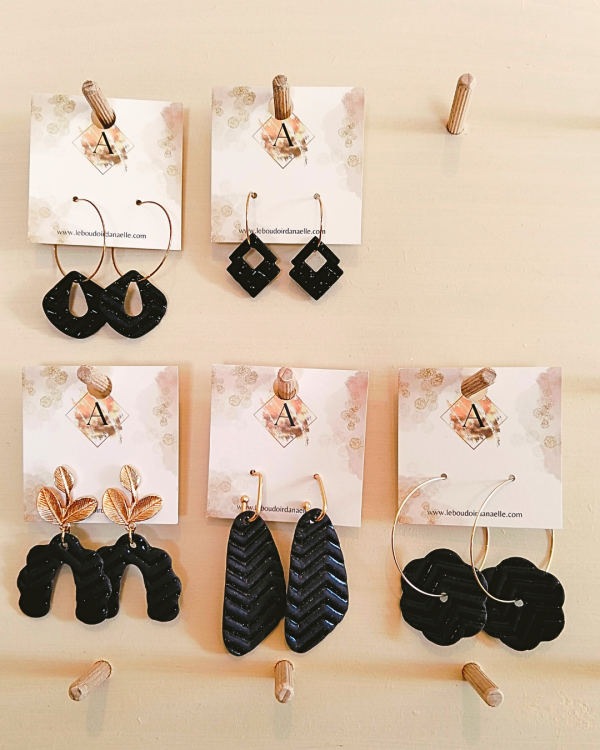 Colette - boucles d'oreilles uniques et originales